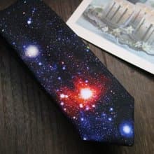 浩瀚星河领带/银河行星系列/美到冒泡休闲领带