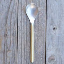 錘木紋 黃銅湯匙組 茶匙 S 2入