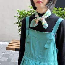 【精美禮盒】咖啡屋系列絲巾連絲巾扣禮物盒/方巾/頭巾/手腕