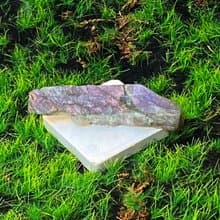 能量水晶擺件-幾何夢幻紫光拉長石 財運水晶 快速出貨 入厝禮物
