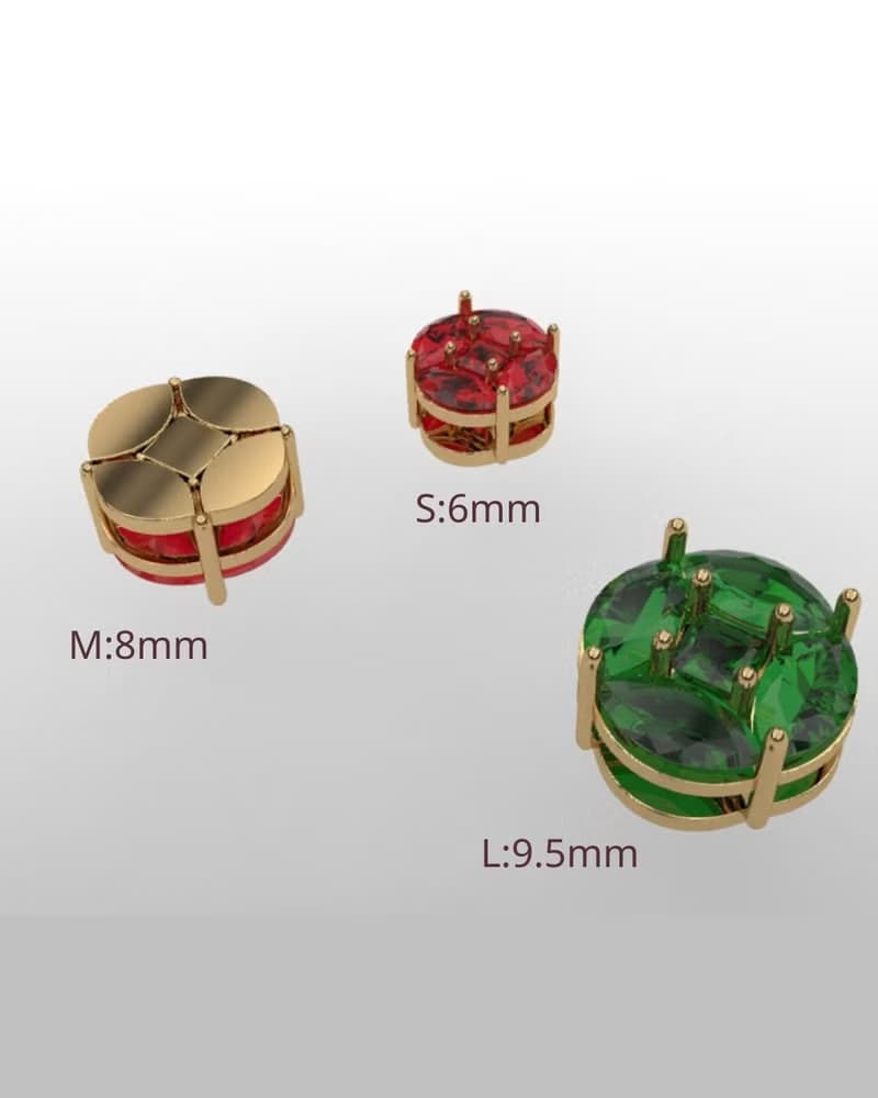 招財銅錢紅寶石藍寶石天然石剛玉祖母綠18k金項鍊18k金手鍊