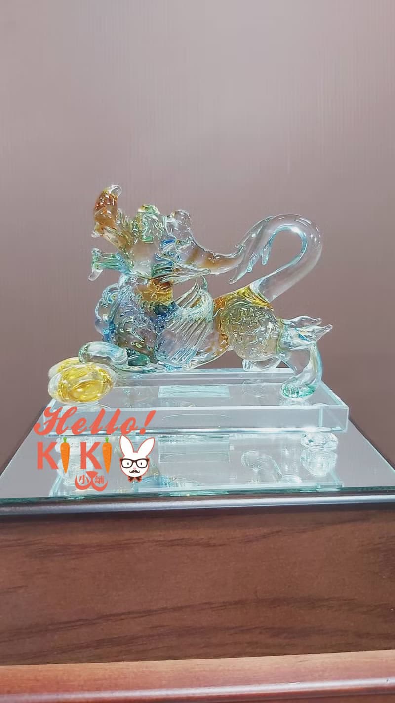 琉璃 麒麟獻瑞 升遷送禮 退休送禮 開幕送禮 新居落成送禮 喬遷