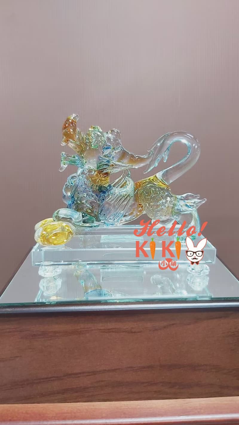 琉璃 麒麟獻瑞 升遷送禮 退休送禮 開幕送禮 新居落成送禮 喬遷