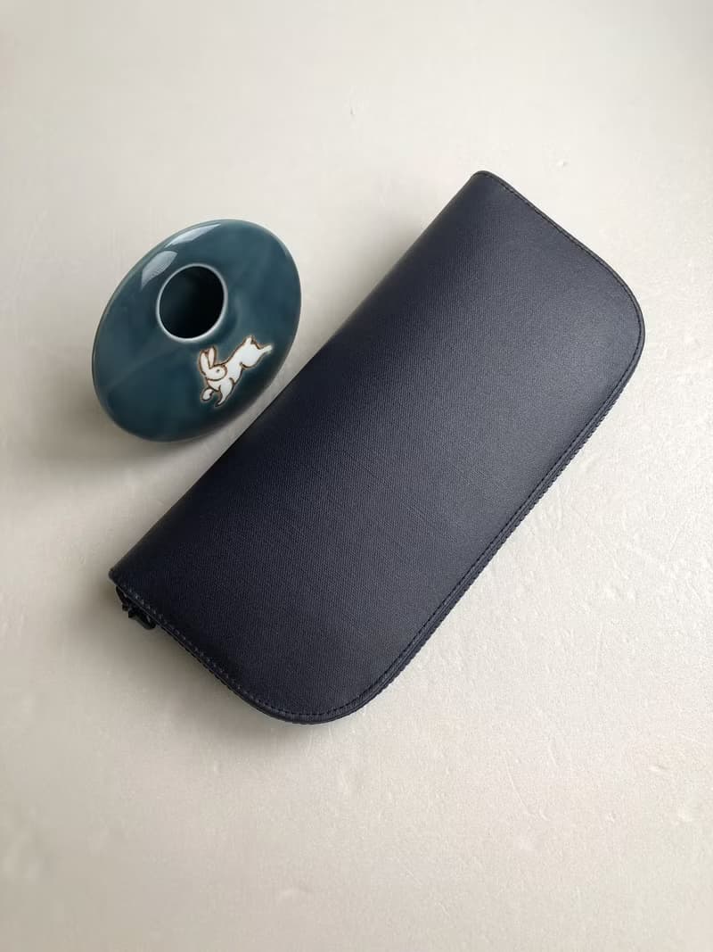 日本防水布【素面濃紺/素黑】-長夾/皮夾/零錢包/禮物