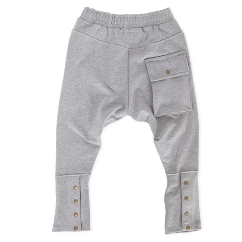 【瑞典童裝】高磅數有機棉哈倫褲7歲至8歲 灰色