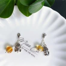 黃水晶 貔貅 蟾蜍 招財 隨意扣 小滴溜 可做項鍊 吊墜 禮物