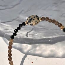 │輕奢│斑點石物語 • 天然石 • 寶石手鍊 • 14K注金 • 包金