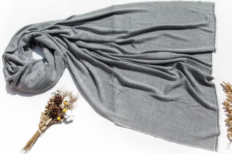 超大厚款喀什米爾Cashmere 針織圍巾 純羊絨圍巾 羊毛披巾 蓋毯巾