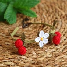 PREMIUMレースのブレスレット【ベリー】パプリカ・レッド