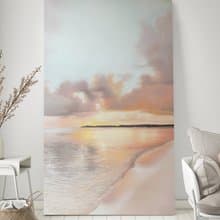 Warm Bedroom Painting| Marine Painting |Sunset and Ocean Painting| Pink Dreams