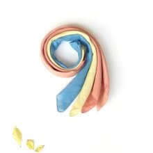 T.H.Ani 手工植物染圍巾 藍染 植物染 方巾 領巾 手帕 圍巾