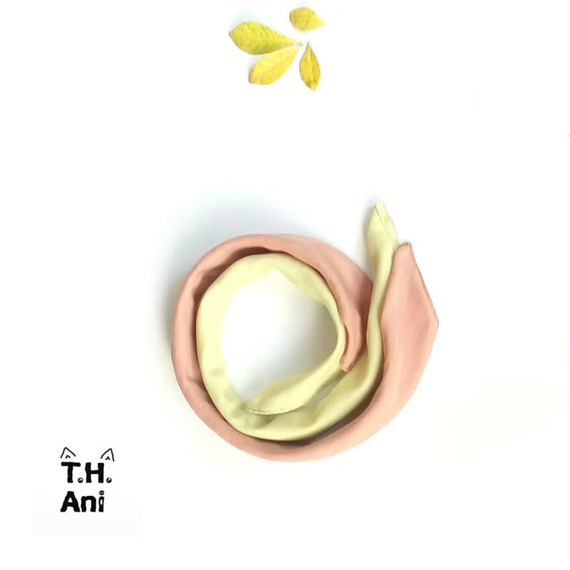 T.H.Ani 手工植物染圍巾 藍染 植物染 方巾 領巾 手帕 圍巾