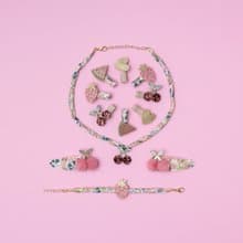 英國Mimi & Lula_SS25_春日花園_小櫻桃飾品3入組