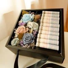 有錢花盒-方形黑藍款