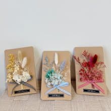 萬用乾燥花卡片 畢業花卡/母親節手工卡片/立體花藝卡片/乾燥花卡