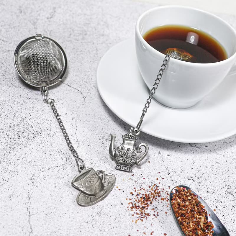 日本【SALUS 佐藤金屬】造型濾茶器 茶杯&茶壺