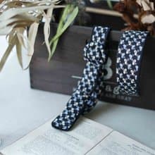 古董領帶改製腰帶-mila schon100%silk-共振-黑-腰帶髮箍組