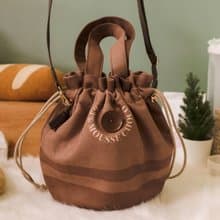 【聖誕禮物】63% 慕斯巧克力小包 深巧克力色 水桶包