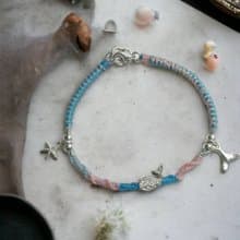 925純銀手鍊 蠶絲蠟線幸運繩