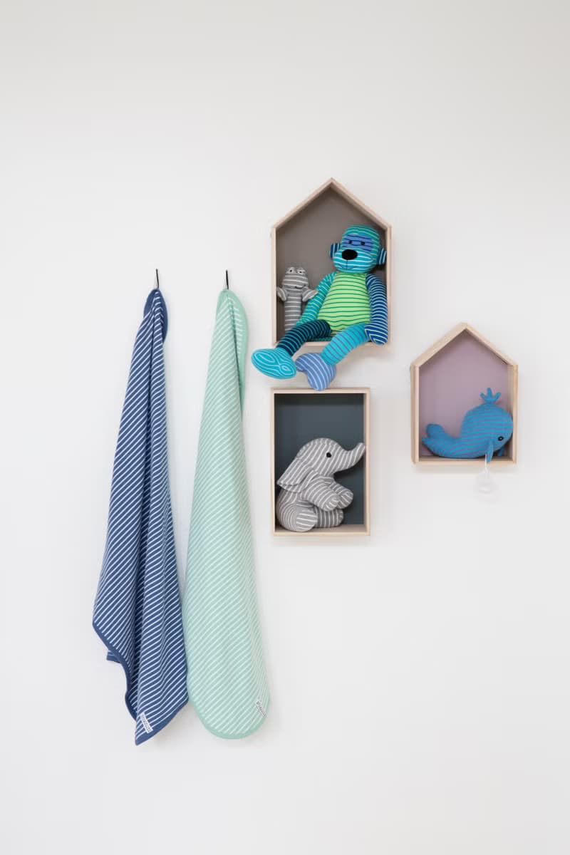 北歐童裝瑞典有機棉小鯨魚手工音樂拉鈴玩具【贈禮盒包裝】