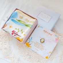 【家長送老師感謝禮物】心意絲巾加手作絲巾扣禮盒買2送1