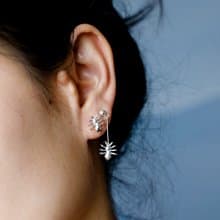 喜蟲天降 925銀蜘蛛耳飾喜蛛兆喜純銀耳釘