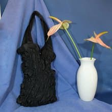 SHIRR SHIRR BAG black