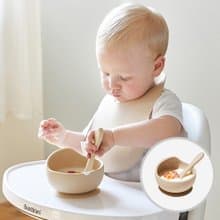 韓國兒童餐具-矽膠湯碗/匙組【現貨快速出貨 寶寶必備】