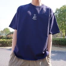 印花寬松版型日系短袖夏季T恤 最新款 福利清倉