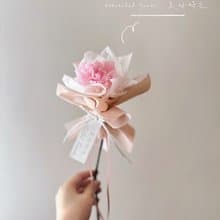 唯一 | 單支永生花、單支玫瑰花束、單支康乃馨花束