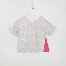 雨林花園抽褶上衣