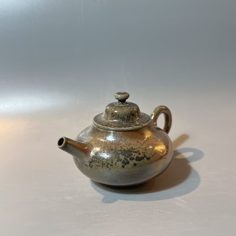 柴燒古樸金彩茶壺 / 古典茶壺 / 小平凡手作