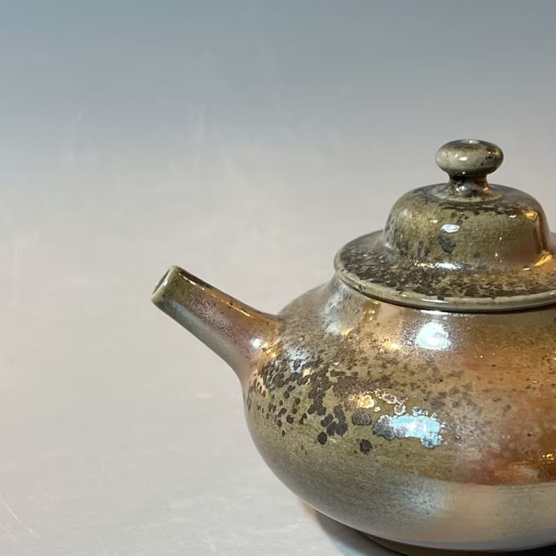 柴燒古樸金彩茶壺 / 古典茶壺 / 小平凡手作