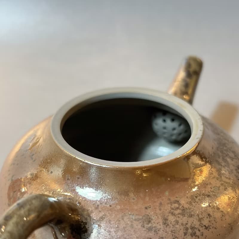 柴燒古樸金彩茶壺 / 古典茶壺 / 小平凡手作