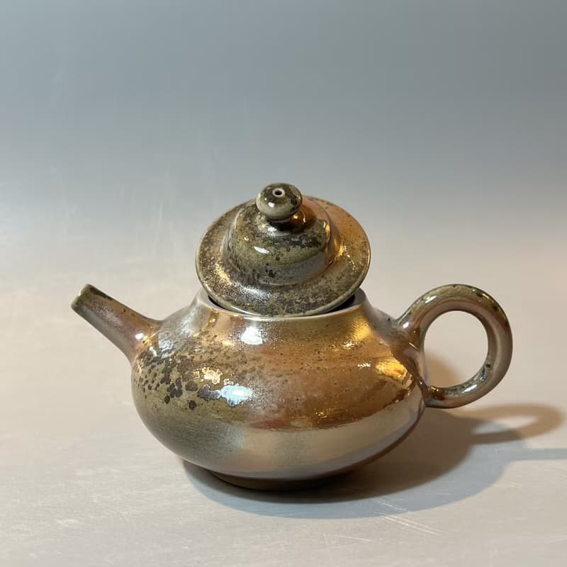 柴燒古樸金彩茶壺 / 古典茶壺 / 小平凡手作