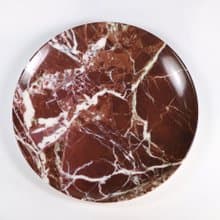 大理石紋骨瓷盤 描邊秋-碩果