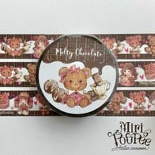 美紋膠帶　巧克力圖案