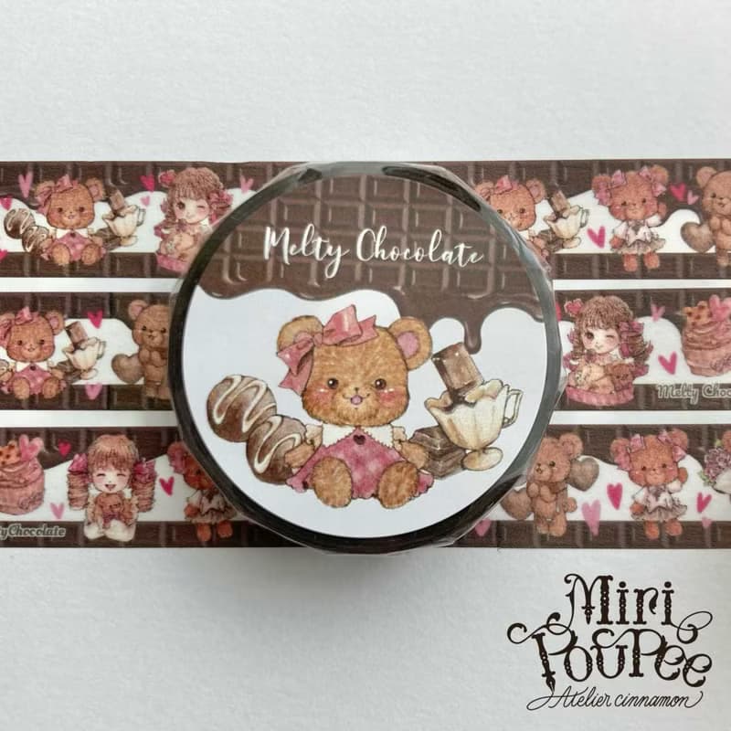 美紋膠帶　巧克力圖案