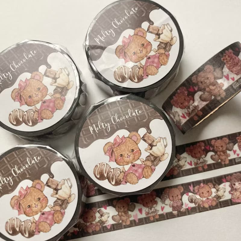 美紋膠帶　巧克力圖案