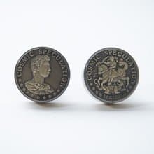 【福利品】希臘神話硬幣車用香氛 聖喬治款 可雙面使用