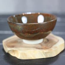 【送禮好物】薇紅 天目釉 圓滿茶杯 鶯歌陶藝名家葉敏祥作品