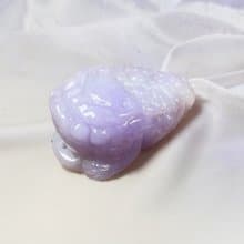 冰糯紫羅蘭翡翠三腳蟾蜍 | 天然緬甸玉翡翠A貨|送禮