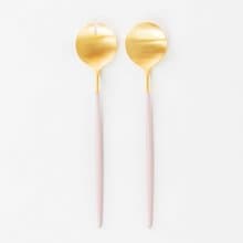 葡萄牙 Cutipol | GOA /  粉紅金 沙拉叉匙組