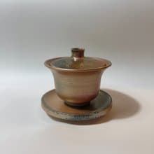 柴燒玫瑰金蓋杯 / 三才杯  / 小平凡手作