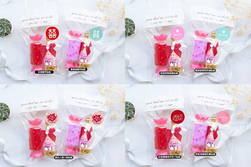 活動小禮物 糖果毛巾+貓起來愛LOVE香檳糖果瓶(迷你粉彩棉花糖)