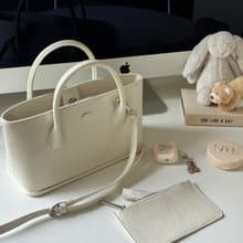 韓國 The Ally | SUNNY/MINI SUNNY BAG(附小袋)|白色|斜背包