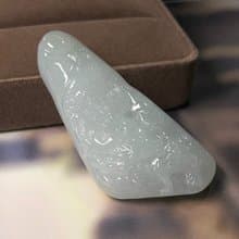 冰種翡翠古龍牌 | 天然緬甸A貨翡翠 | 送禮