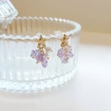 1KM幻彩星辰•晶彩星星小珍珠耳環-3色