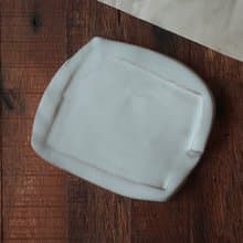 質感陶器 / 霧白色盤子