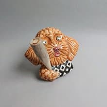 貴賓犬擴香器04(手工陶製品)